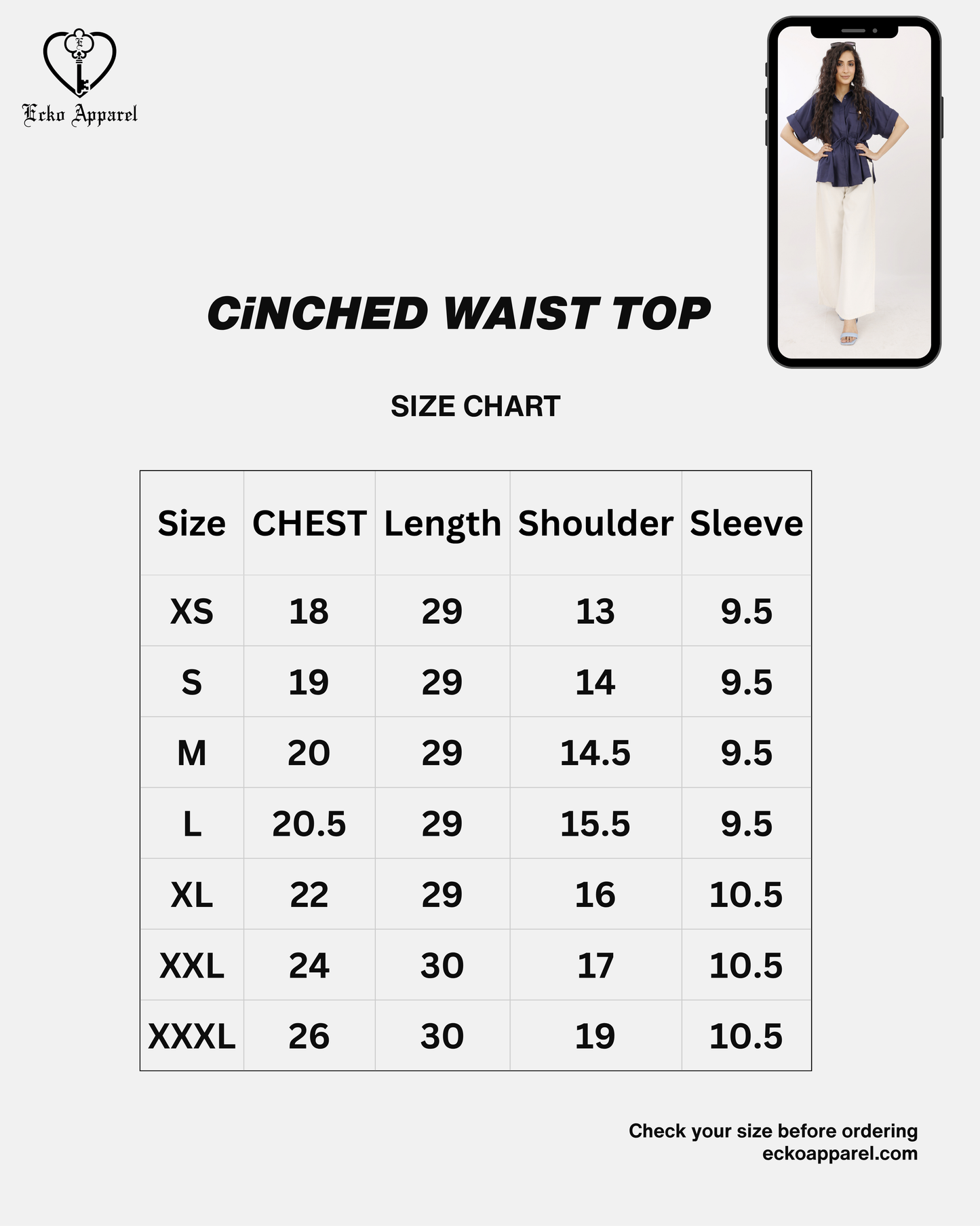 Cinched Waist Top