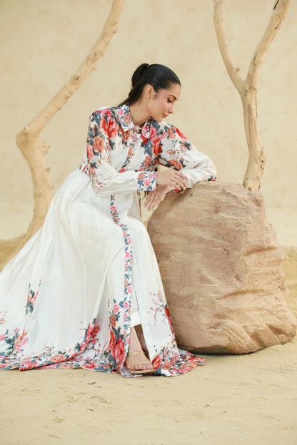 Floral Pleat Dress