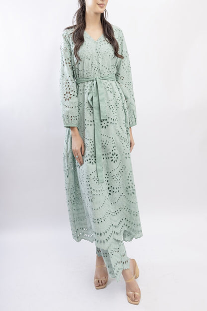 Schiffli Dress