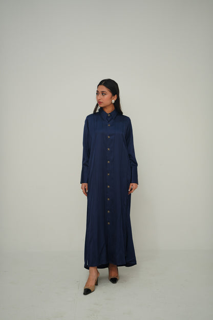 Silk Button down dress