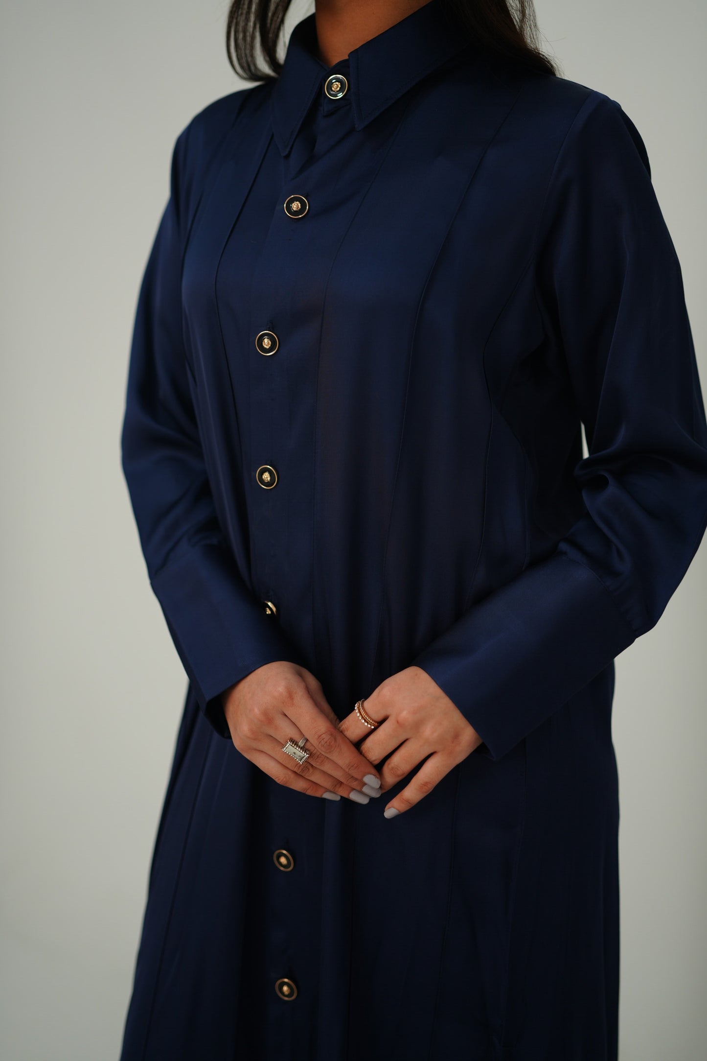 Silk Button down dress
