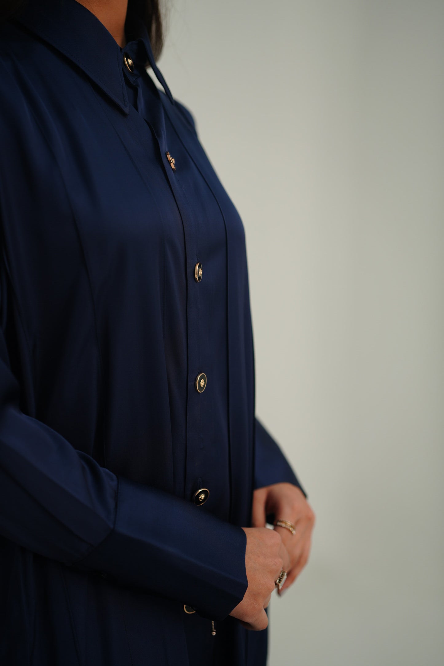 Silk Button down dress