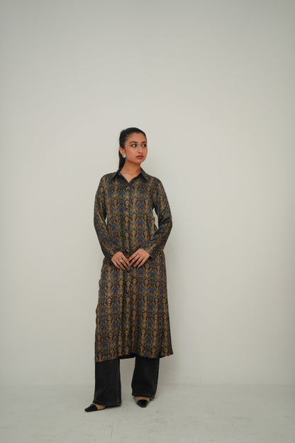 Printed Silk Dress