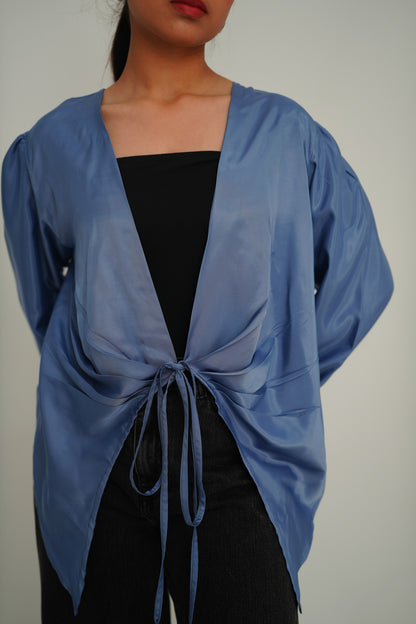 Pleated Tie Top