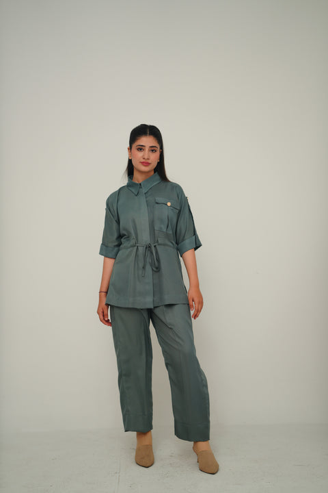 Pure Cotton Button Down Set — alternate view