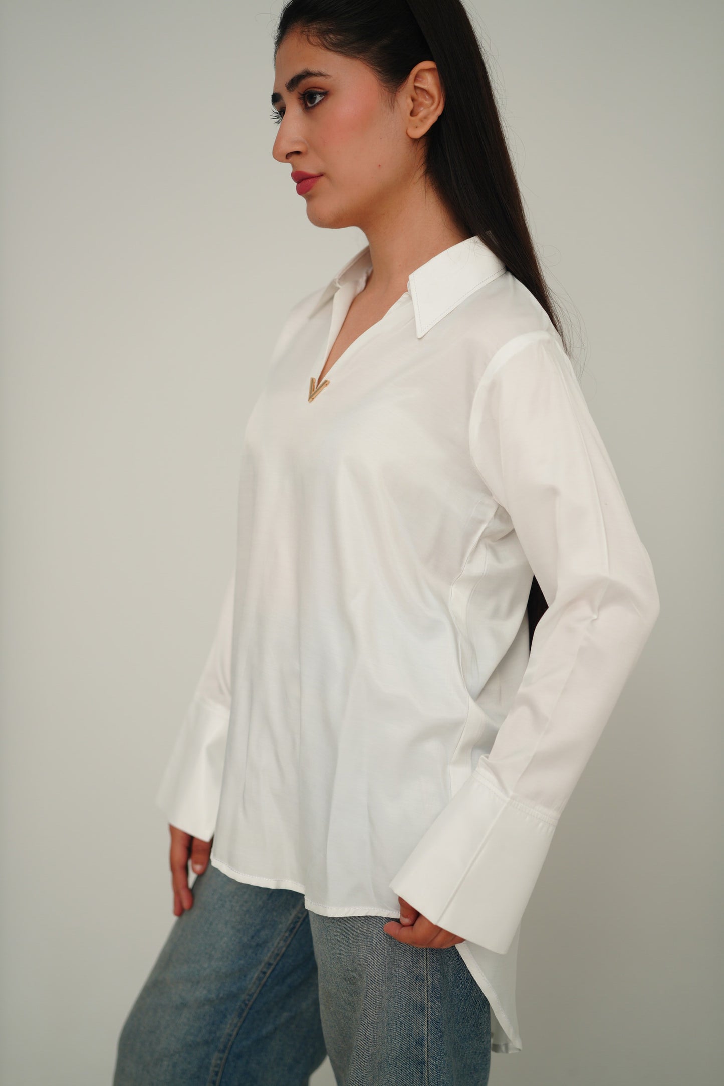 Metal Detail Shirt