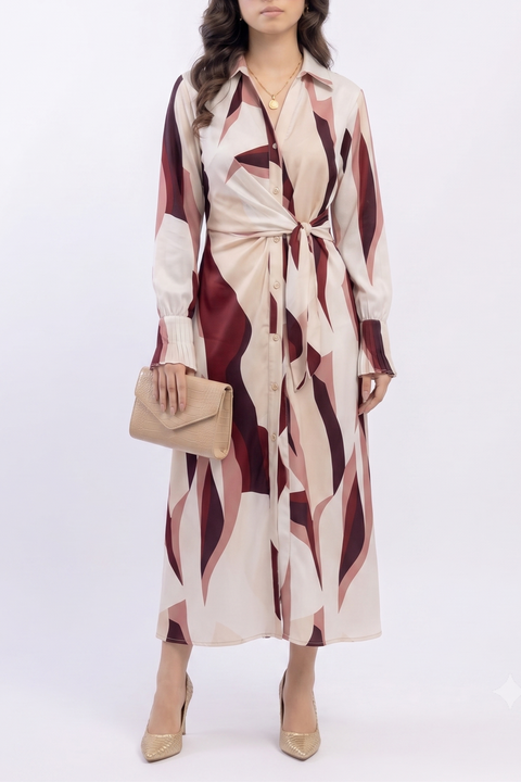 Belted Button Down Dress — Ecko Apparel
