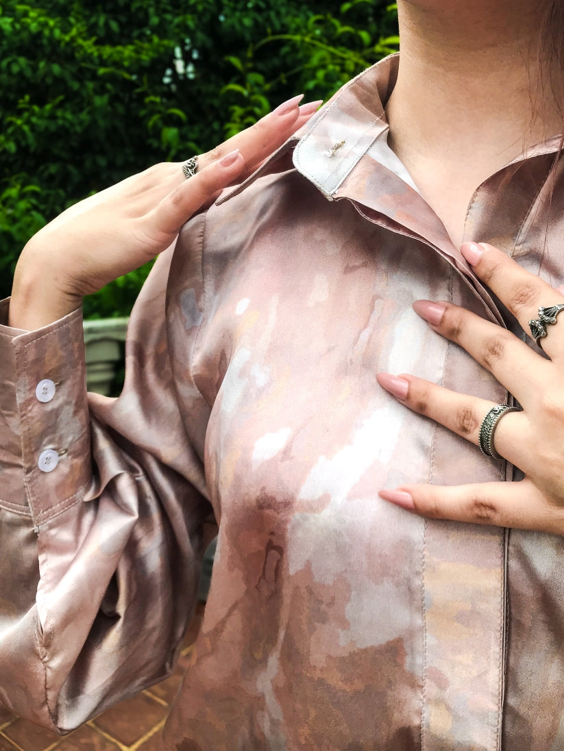 Brushstroke Print Shirt