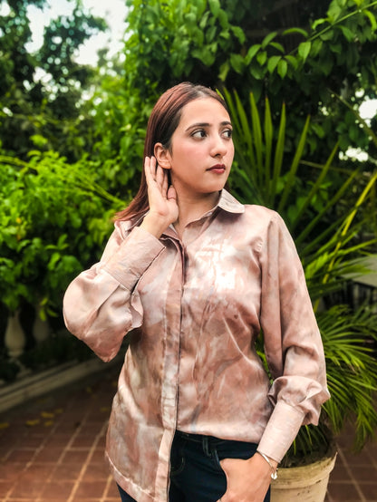 Brushstroke Print Shirt