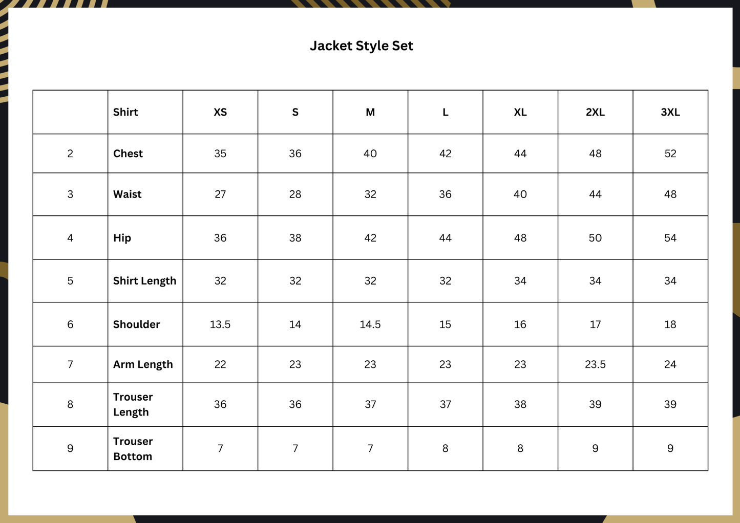 Jacket Style set