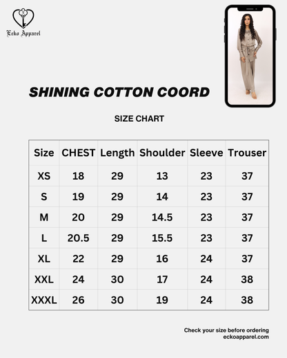 Shining Cotton Co-Ord