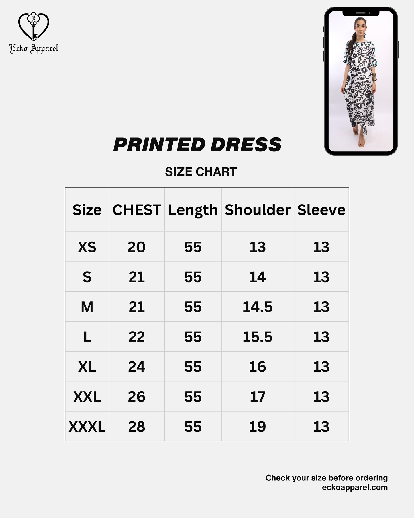 Printed Dress