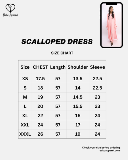 Scalloped Dress