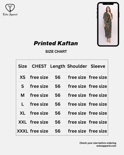 Printed Kaftan